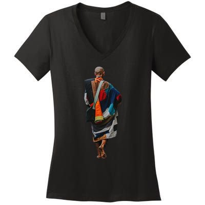 I Love Thich Minh Tue Buddha Vietnam Vietnamese Women's V-Neck T-Shirt