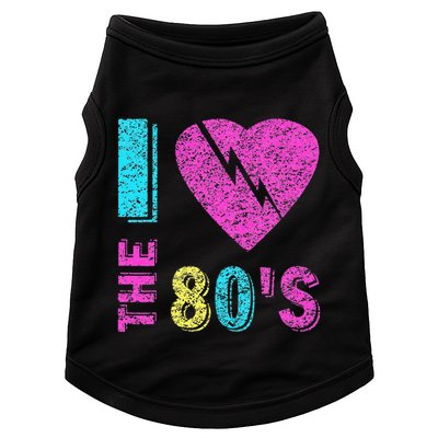I Love The 80S 90s Costume Party Doggie Tank