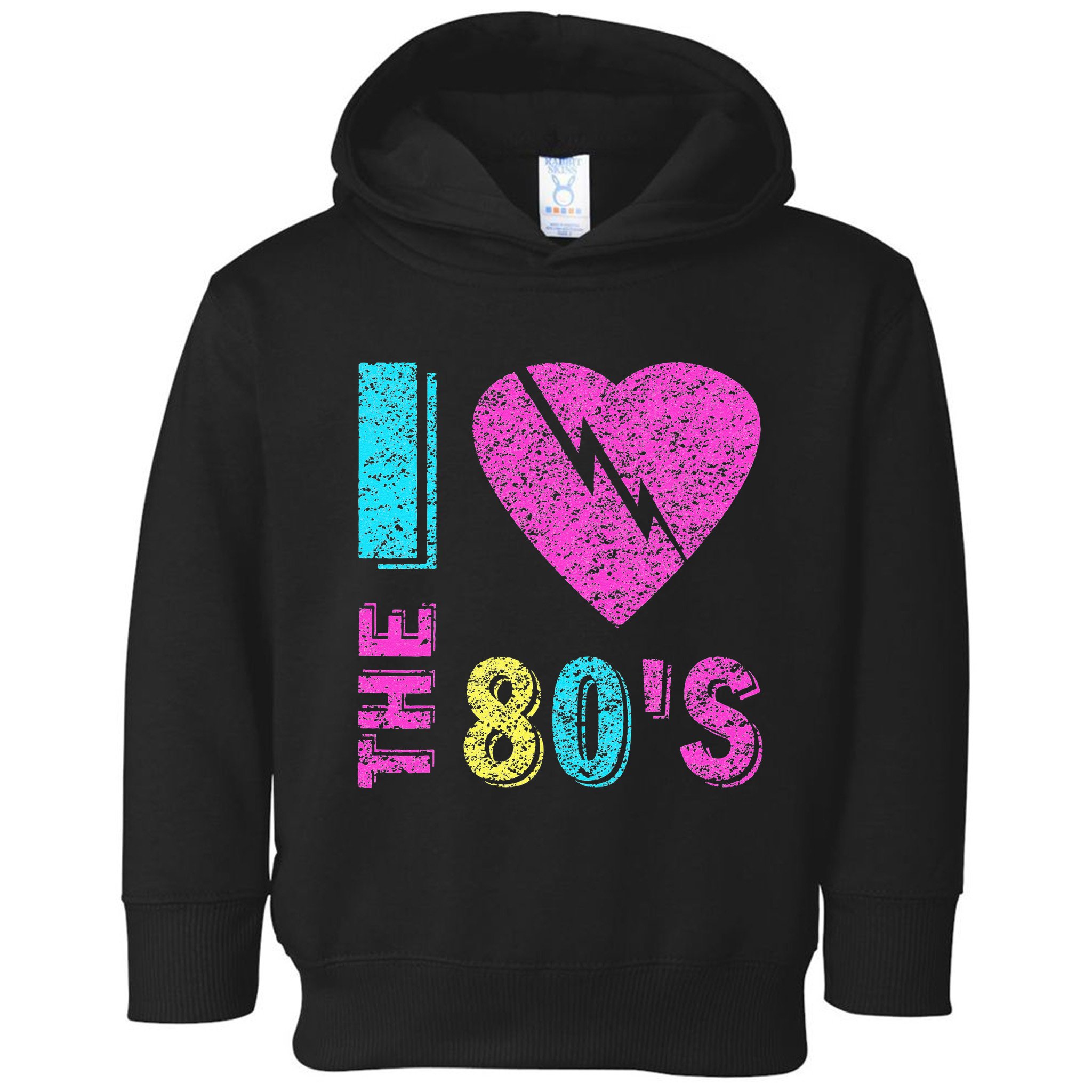 I Love The 80S 90s Costume Party Toddler Hoodie