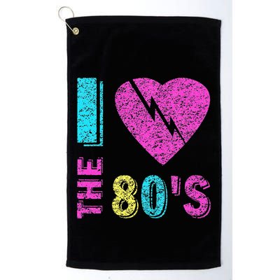 I Love The 80S 90s Costume Party Golf Towel
