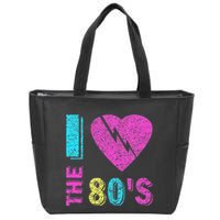 I Love The 80S 90s Costume Party Zip Tote Bag