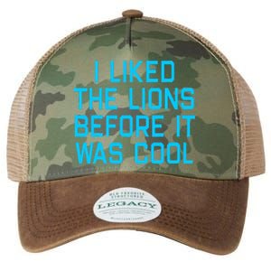 I Liked The Lions Before It Was Cool Legacy Tie Dye Trucker Hat