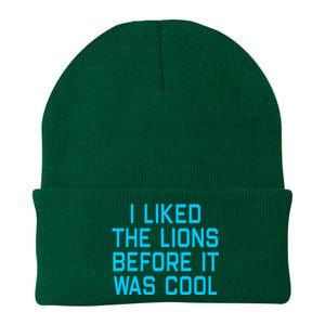 I Liked The Lions Before It Was Cool Knit Cap Winter Beanie