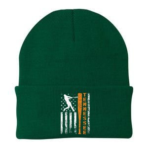 I Love Tennessee Souvenir Tennessee Us Flag Outfit 2024 Knit Cap Winter Beanie