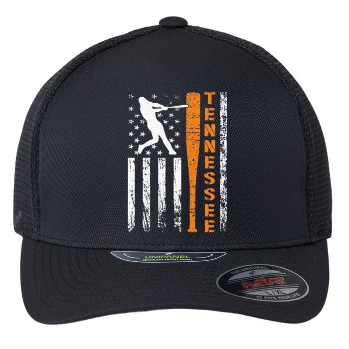 I Love Tennessee Souvenir Tennessee Us Flag Outfit 2024 Flexfit Unipanel Trucker Cap