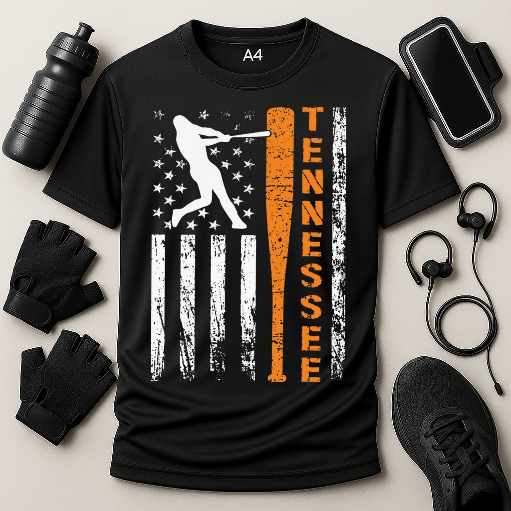 I Love Tennessee Souvenir Tennessee Us Flag Outfit 2024 Cooling Performance Crew T-Shirt