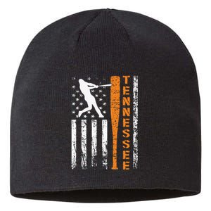 I Love Tennessee Souvenir Tennessee Us Flag Outfit 2024 Sustainable Beanie