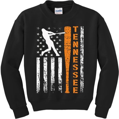 I Love Tennessee Souvenir Tennessee Us Flag Outfit 2024 Kids Sweatshirt