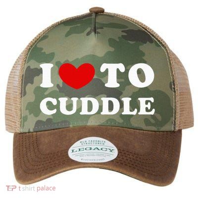 I Love To Cuddle Legacy Tie Dye Trucker Hat