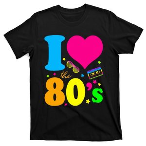 I Love The 80S 80S 90S Costume Party T-Shirt