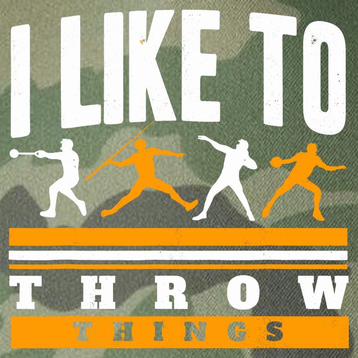 I Like To Throw Things Track And Field Thrower Shot Put Legacy Tie Dye Trucker Hat