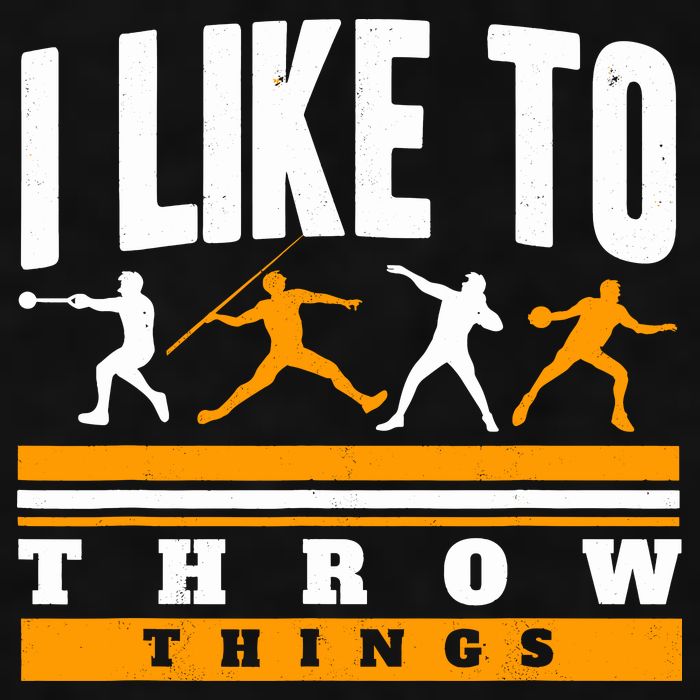 I Like To Throw Things Track And Field Thrower Shot Put Ladies PosiCharge Tri-Blend Wicking Tank