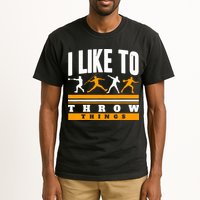 I Like To Throw Things Track And Field Thrower Shot Put Tall T-Shirt