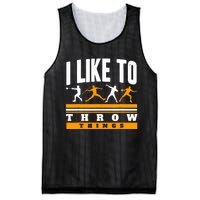 I Like To Throw Things Track And Field Thrower Shot Put Mesh Reversible Basketball Jersey Tank