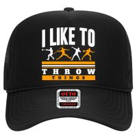 I Like To Throw Things Track And Field Thrower Shot Put Trucker Hat