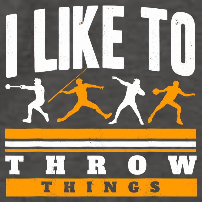 I Like To Throw Things Track And Field Thrower Shot Put Vector Backpack