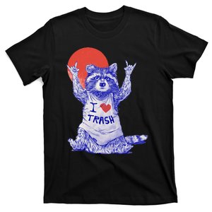 I Love Trash Raccoon Japanese Retro Style Classic T-Shirt