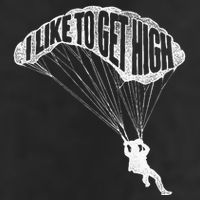 I Like To Get High Skydiver Parachutist Skydive Parachute Cool Comfort Performance Bucket Hat