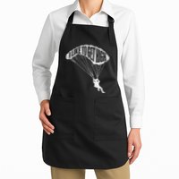 I Like To Get High Skydiver Parachutist Skydive Parachute Apron