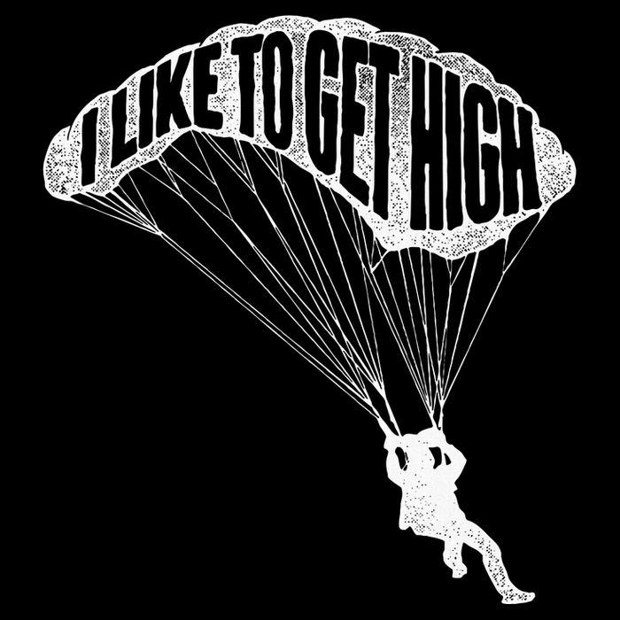 I Like To Get High Skydiver Parachutist Skydive Parachute Drawstring Bag