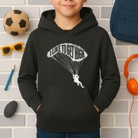 I Like To Get High Skydiver Parachutist Skydive Parachute Kids Hoodie