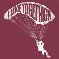 I Like To Get High Skydiver Parachutist Skydive Parachute 16oz Travel Tumbler