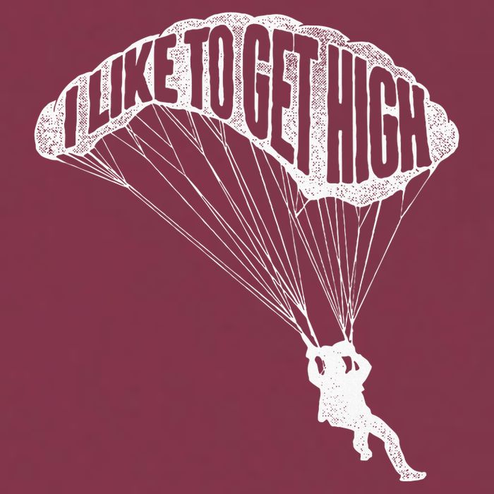 I Like To Get High Skydiver Parachutist Skydive Parachute 16oz Travel Tumbler