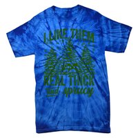 I Like Them Real Thick And Sprucey Funny Christmas Tree Gift Tie-Dye T-Shirt