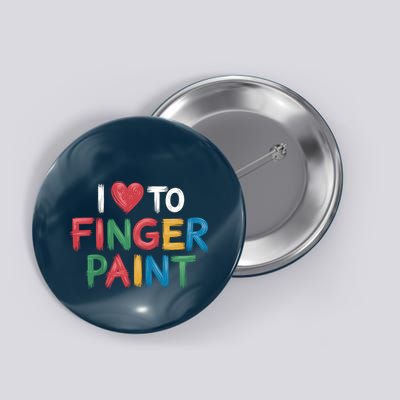I Love To Finger Paint Art Lover Couple Valentine Design Raglan Baseball Button