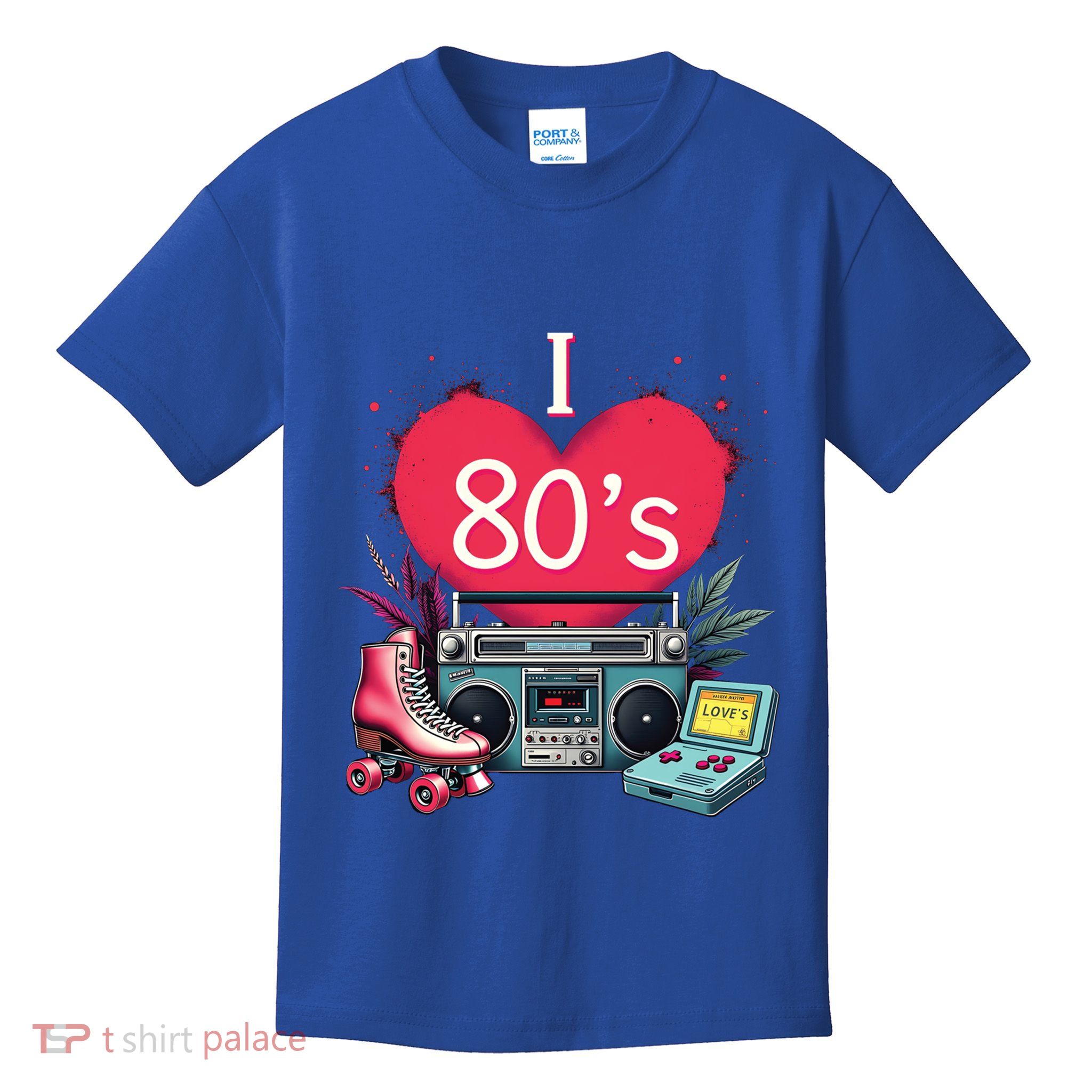 I Love The 80s Retro Nostalgic Celebration Old School Vibes Great Gift Kids T-Shirt