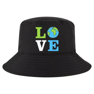 I LOVE The Earth Earth Day Gift Cool Comfort Performance Bucket Hat