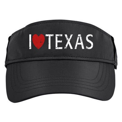 I Love Texas Adult Drive Performance Visor