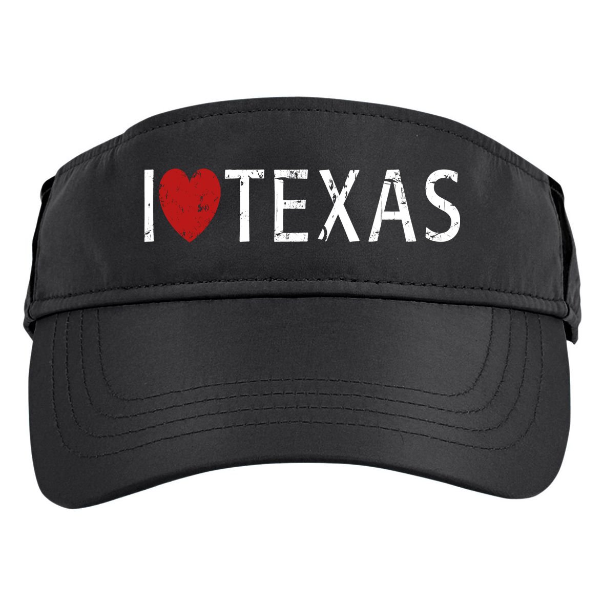 I Love Texas Adult Drive Performance Visor