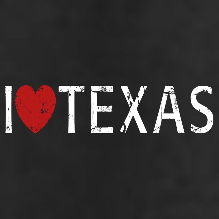 I Love Texas 11oz C Handle Ceramic Mug