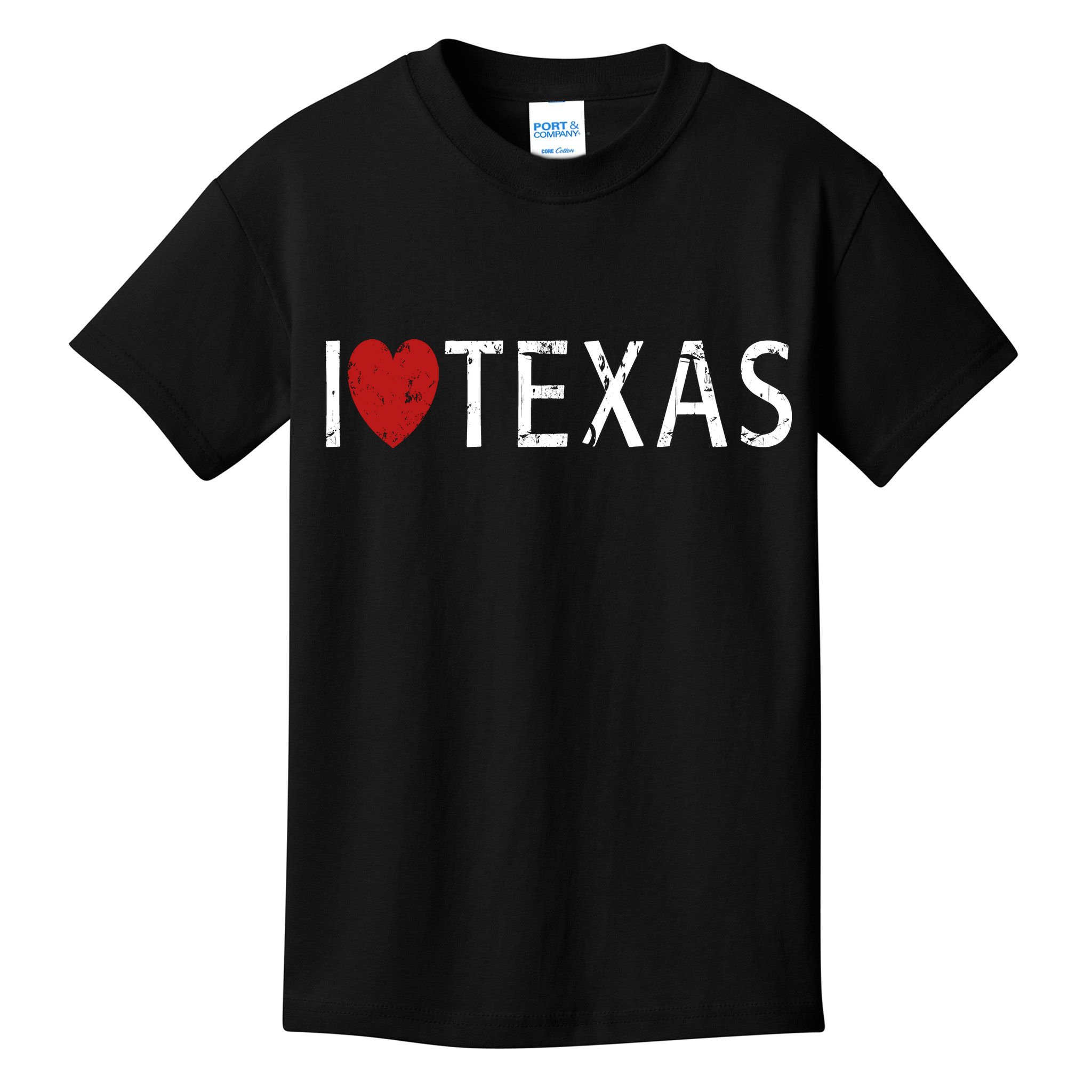 I Love Texas Kids T-Shirt