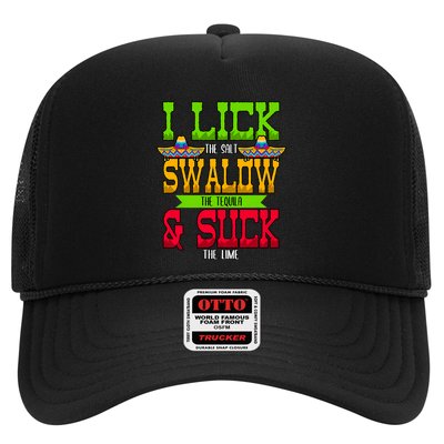 I Lick The Salt Swallow The Tequila Cinco De Mayo Mexican Party Fiesta May 5th Trucker Hat