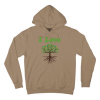 I Love Trees Tree Planting Or Earth Day Hoodie