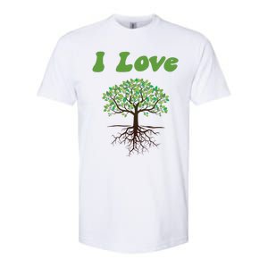 I Love Trees Tree Planting Or Earth Day Softstyle CVC T-Shirt