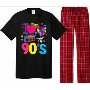 I Love The 90S Retro 90s Costume Party Pajama Set