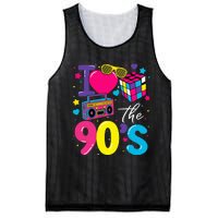 I Love The 90S Retro 90s Costume Party Mesh Reversible Basketball Jersey Tank