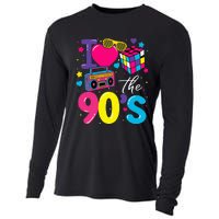 I Love The 90S Retro 90s Costume Party Cooling Performance Long Sleeve Crew