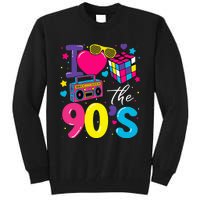 I Love The 90S Retro 90s Costume Party Tall Sweatshirt