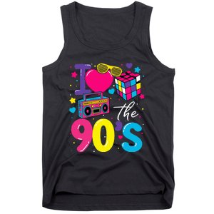 I Love The 90S Retro 90s Costume Party Tank Top