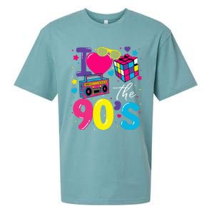 I Love The 90S Retro 90s Costume Party Sueded Cloud Jersey T-Shirt