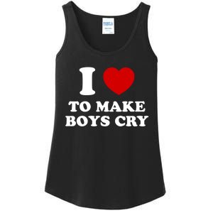 I Love To Make bo'ys Cry Ladies Essential Tank