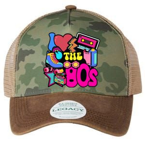 I Love The 80s Retro Cool Legacy Tie Dye Trucker Hat