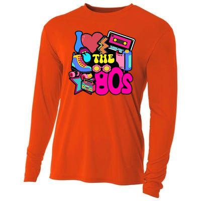 I Love The 80s Retro Cool Cooling Performance Long Sleeve Crew