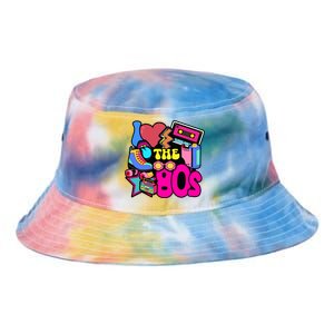 I Love The 80s Retro Cool Tie Dye Newport Bucket Hat