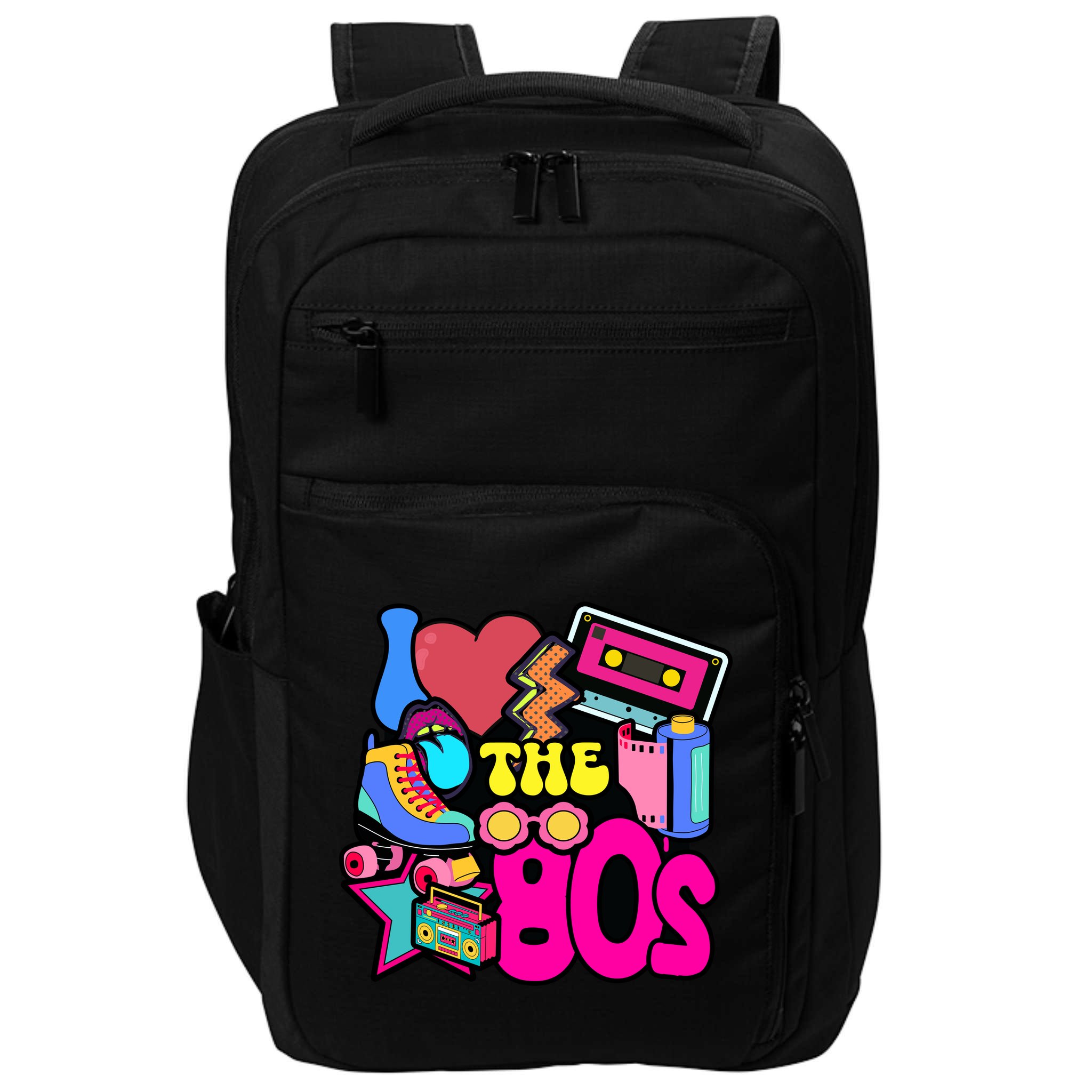 I Love The 80s Retro Cool Impact Tech Backpack