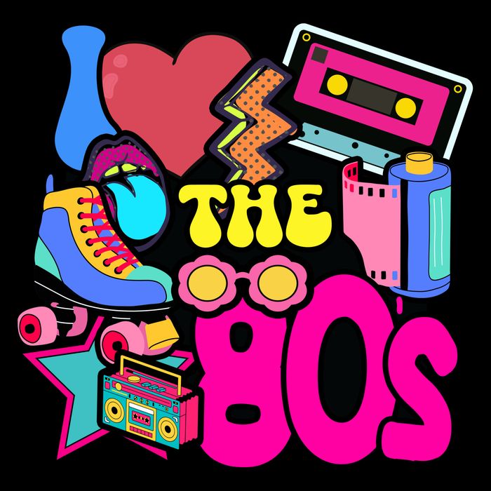 I Love The 80s Retro Cool Poster